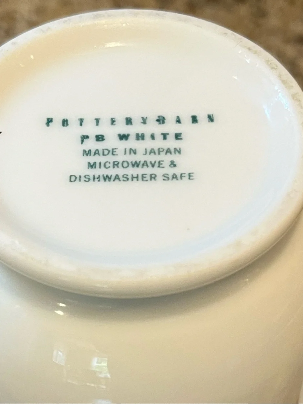 Pottery Barn Classic White Porcelain Coffee Mug - Elegant Everyday Cup